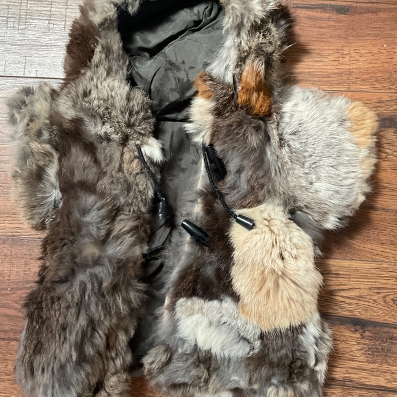 Baby / pet rabbit fur coat - Picture 4 of 4